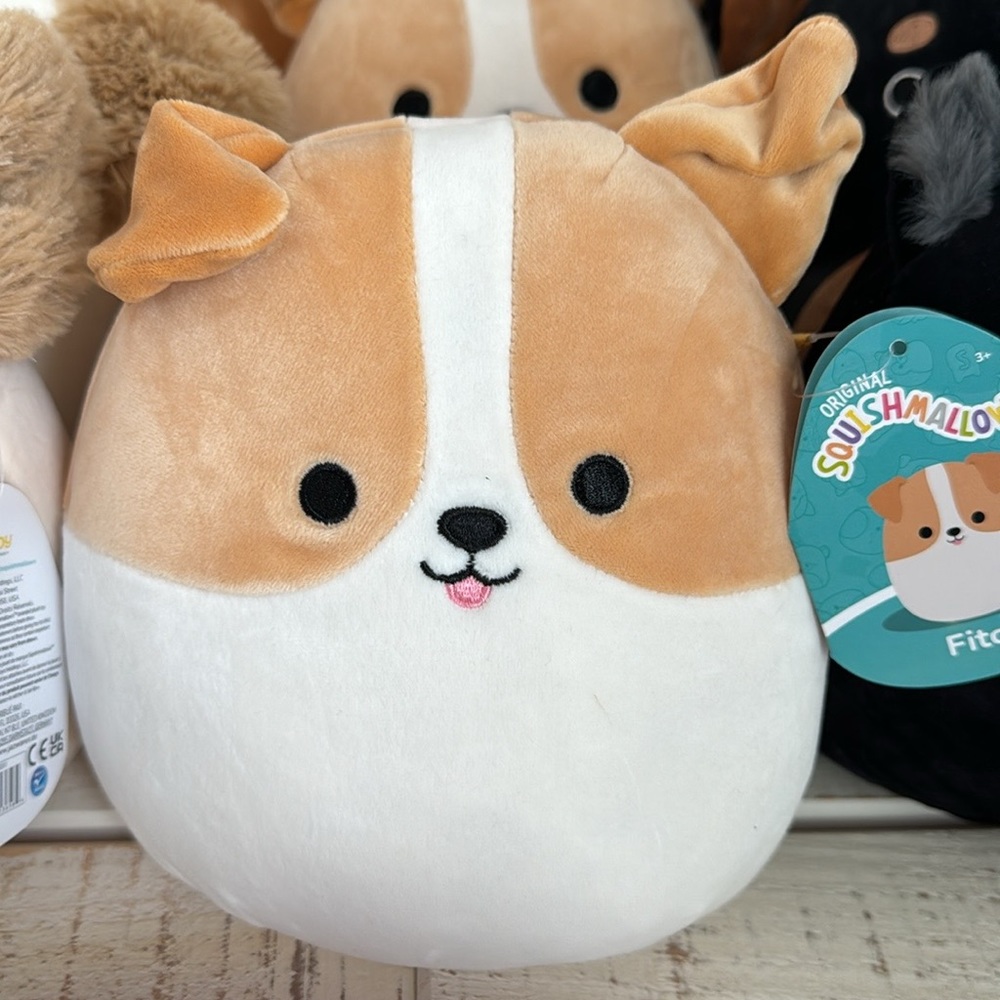 Squishmallow Fitch the Jack Russell Terrier NWT 7 inch